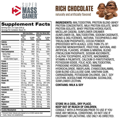 DYM Super Mass Gainer x 6lbs - Imagen 2